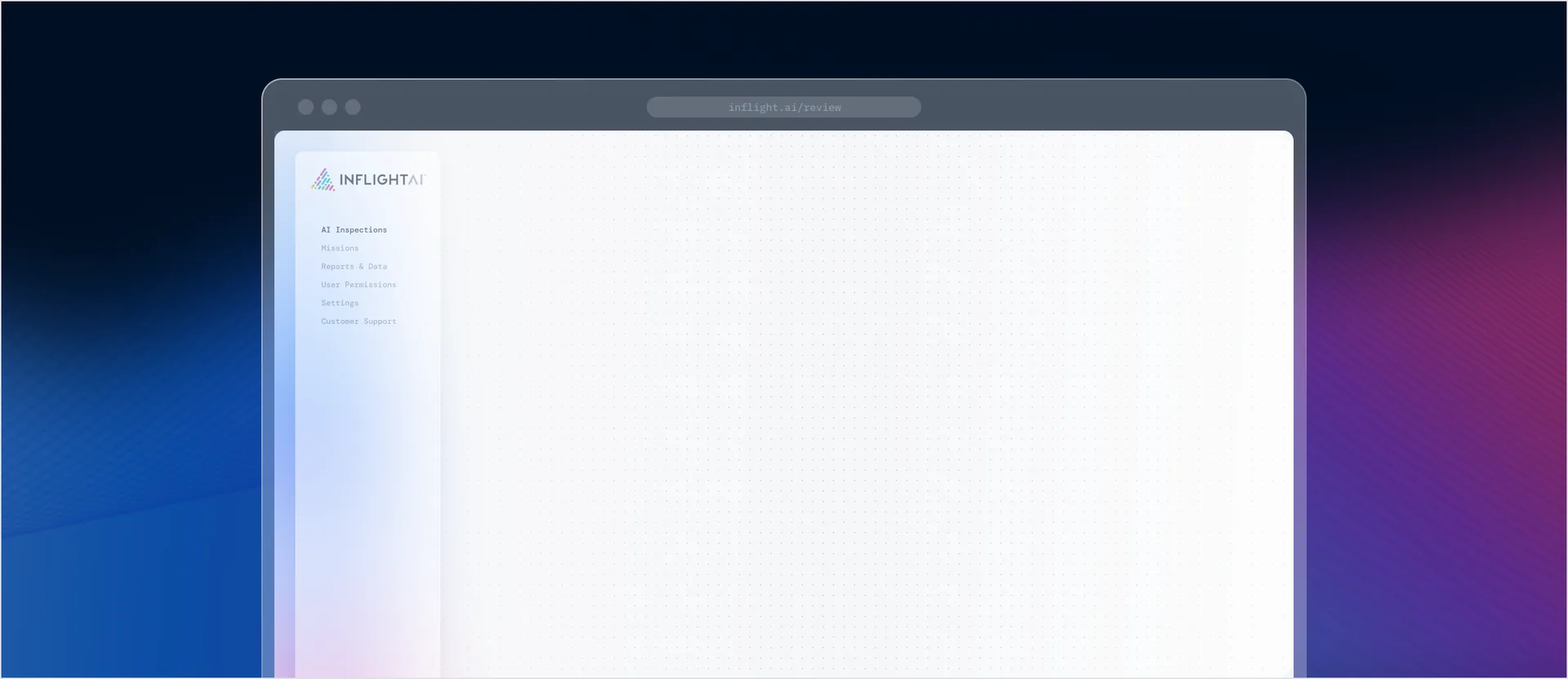 InFlightAI platform — human review