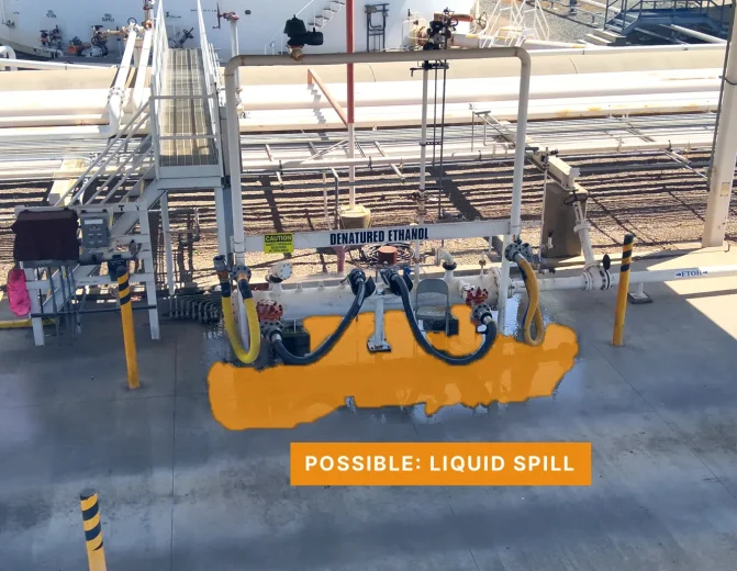 Liquid Spill Detection
