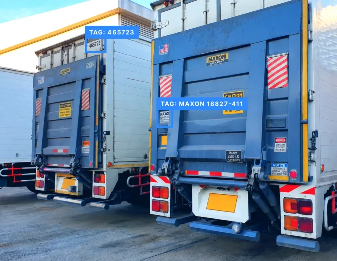 Trailer Door Tag Detection
