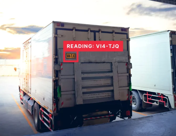 Trailer Door Tag Detection