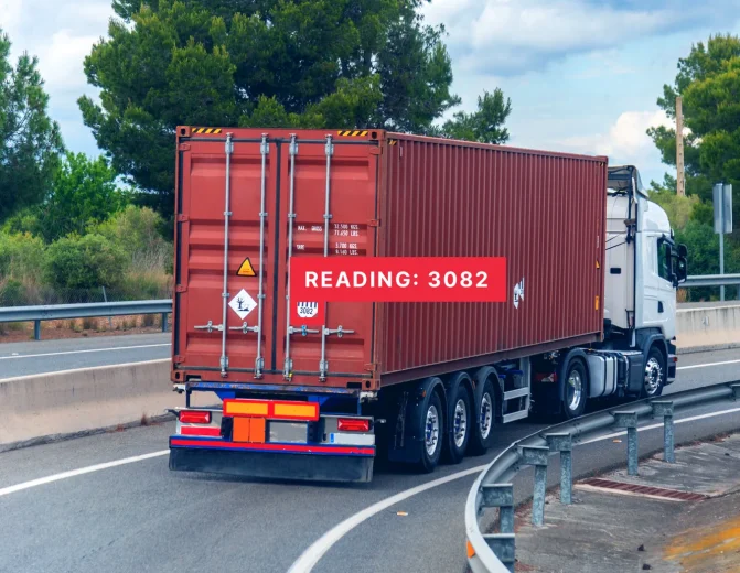 Trailer Door Tag Detection
